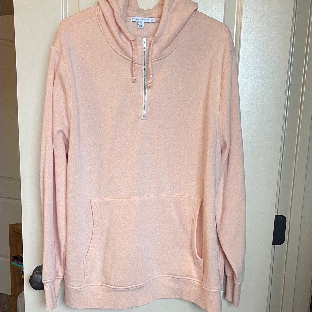 Threads 4 Thought Light Pink Hoodie Sweatshirt
